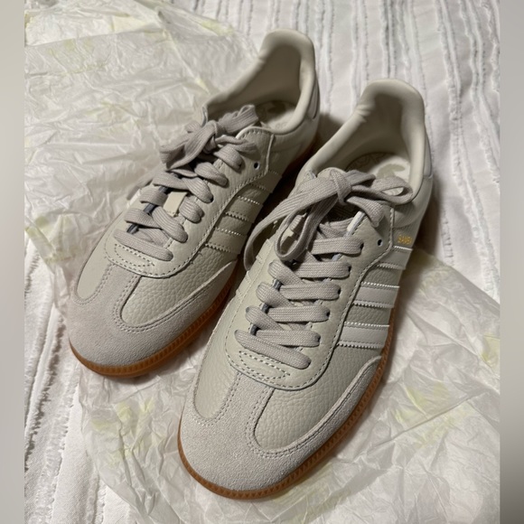 *SOLD* Adidas Samba OG beige white - NWT worn to try on only - Picture 5 of 7